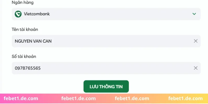 Rút tiền siêu tốc về tài khoản cá nhân